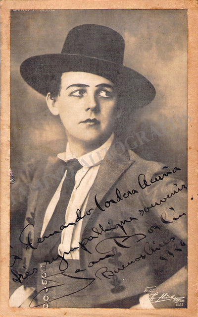 Borlin, Jean - Signed Photograph 1916