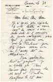 Giraudeau, Jean - Set of 2 Autograph Letters Signed