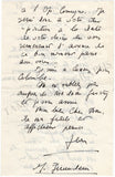 Giraudeau, Jean - Set of 2 Autograph Letters Signed