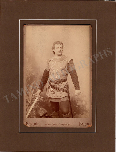 De Reszke, Jean - Vintage Cabinet Photo