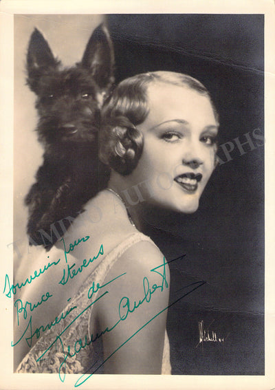 Aubert, Jeanne - Signed Photograph