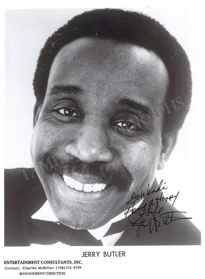 Butler, Jerry - Signed Photograph