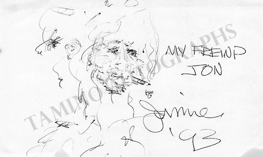 Garcia, Jerry - Signed Drawing 1993