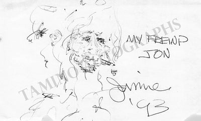 Garcia, Jerry - Signed Drawing 1993