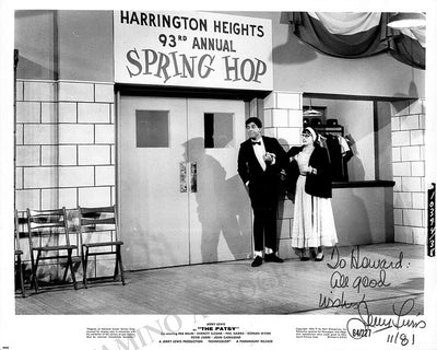 Lewis, Jerry - Signed Photograph in "The Patsy" 1981