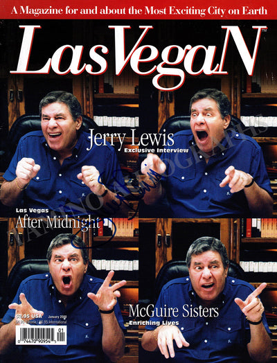 Lewis, Jerry - Signed Magazine Las VegaN 2000
