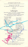 Vienna Opera - Lot of 10 Signed Programs