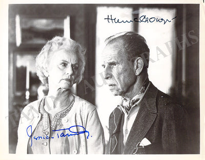 Tandy, Jessica - Cronyn, Hume - Signed Photo in "Cocoon"