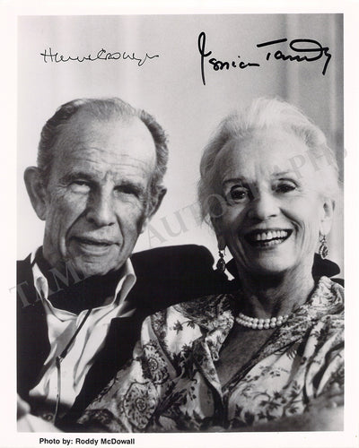 Tandy, Jessica - Cronyn, Hume - Signed Photo in Cocoon