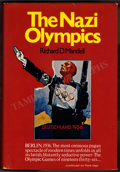 Owens, Jesse - Signed Book "The Nazi Olympics" by R. Mandell