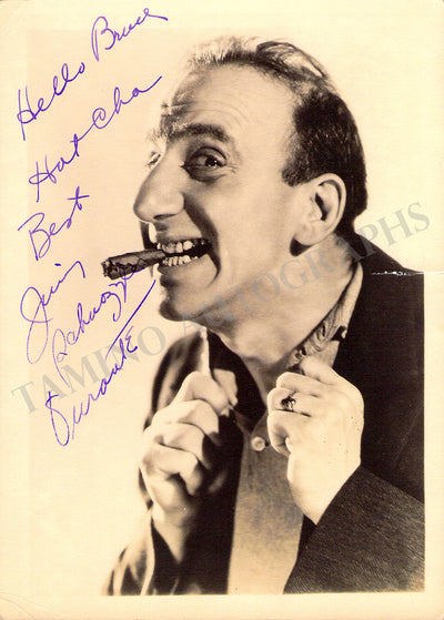 Durante, Jimmy - Signed Photograph