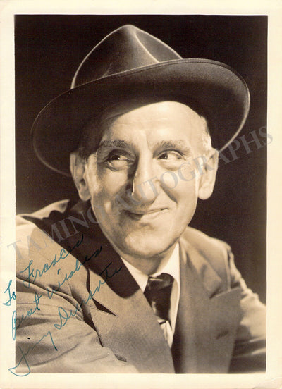 Durante, Jimmy - Signed Photograph