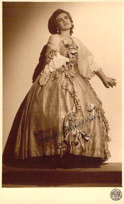 Stránská, Jirina - Signed Photograph