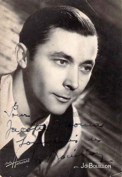 Bouillon, Jo - Signed Photoraph