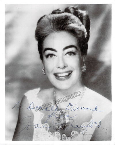 Crawford, Joan - Various Autographs