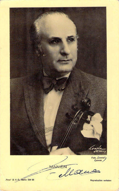 Manen, Joan - Signed Photograph