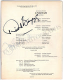 Sutherland, Joan - Bonynge, Richard - Signed Program "I Puritani" 1966