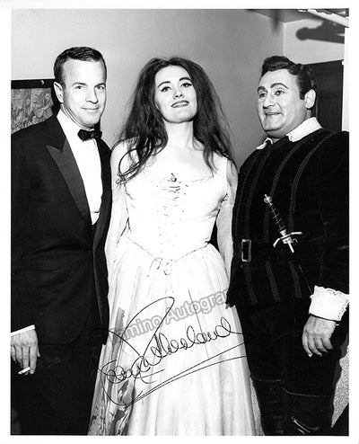 With Tucker and Zeffirelli backstage