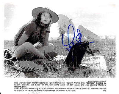 Foster, Jodie - Signed Photograph in "Contact"