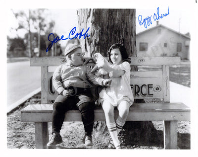 Cobb, Joe - Ahern, Peggy - Signed Photograph in "Our Gang"