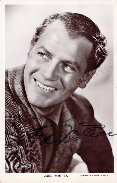 McCrea, Joel - Signed Photograph