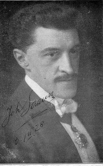 Strauss, Johann (III) - Signed Photograph 1928