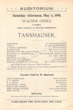 Opera Singers - Lot of 15 Unsigned Programs Recital