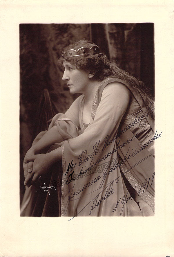 Gadski, Johanna - Signed Photograph as Isolde 1919