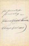 Gadski, Johanna - Signed Album Page 1902