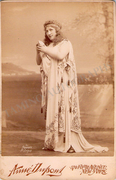 Gadski, Johanna - Vintage Cabinet Photo as Aida