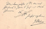 Brahms, Johannes - Autograph Letter Signed