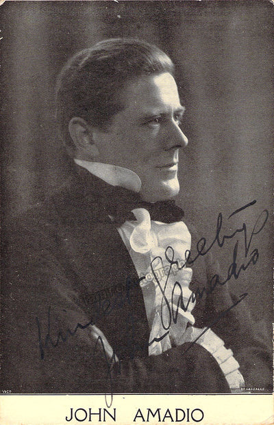 Amadio, John - Signed Photograph