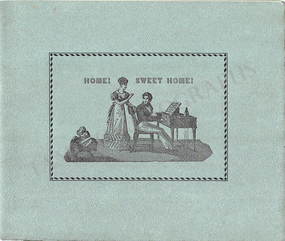 Payne, John Howard - Home Sweet Home Manuscript Facsimile