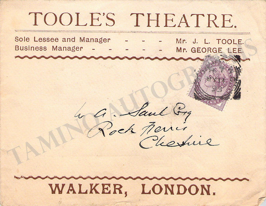 John Lawrence Toole Autograph Notes Signed set x 2
