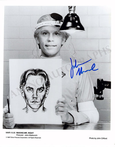 Malkovich, John - Signed Photograph in "Making Mr. Right"