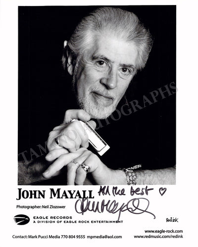 Mayall, John - Signed Photograph
