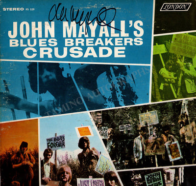 Mayall, John - Signed LP Sleeve "Blues Breakers Crusade"