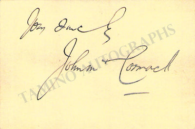 McCormack, John - Signed Card