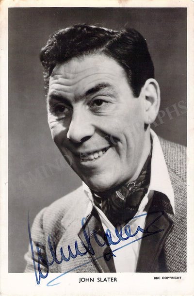Slater, John - Signed Photograph