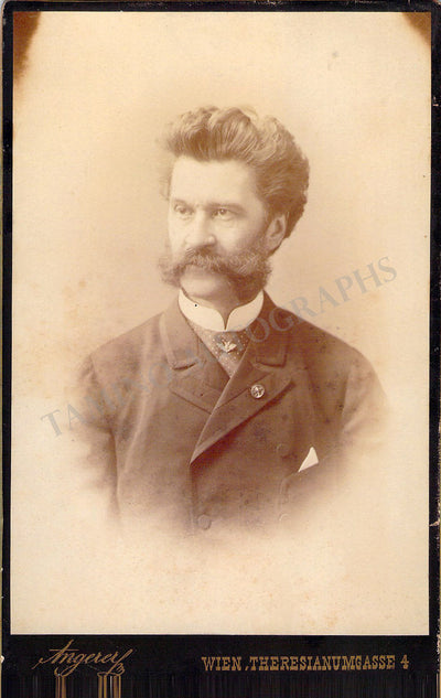 Strauss, Johann (II) - Vintage Cabinet Photo