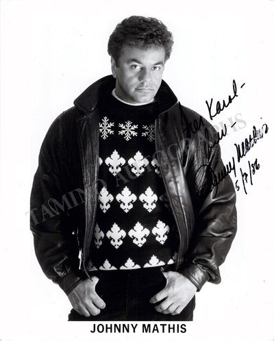Mathis, Johnny - Signed Photograph 1986