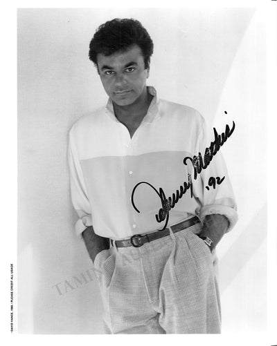 Mathis, Johnny - Signed Photograph 1992