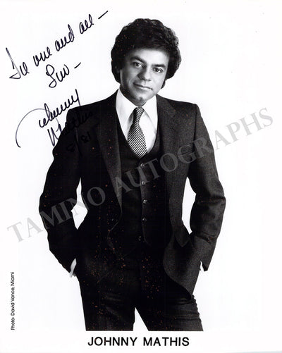 Mathis, Johnny - Signed Photograph 1981