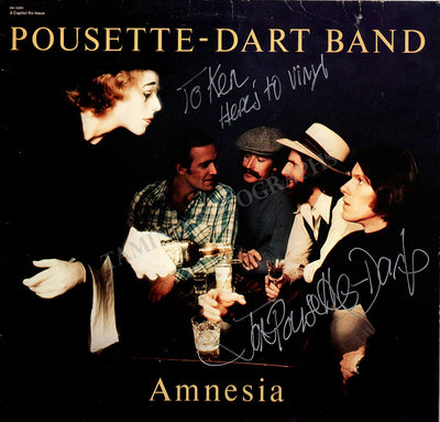 Pousette-Dart, Jon - Signed LP Sleeve "Amnesia"