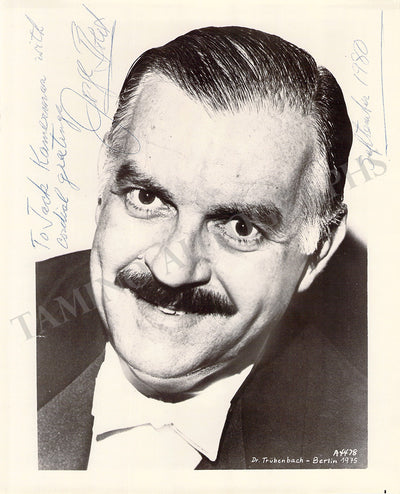 Bolet, Jorge - Signed Photograph 1980