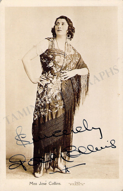 Collins, Jose - Signed Photograph