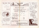 Iturbi, Jose - Set x 3 Concert Program Buenos Aires 1938-39