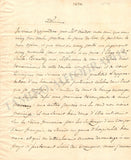 Gomis, Jose Melchior - Autograph Letter Signed 1890