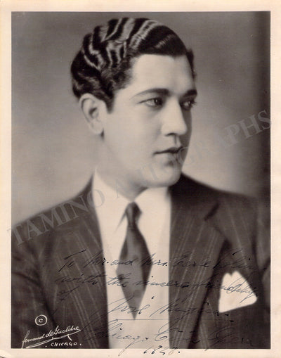 Mojica, Jose - Signed Photograph 1928