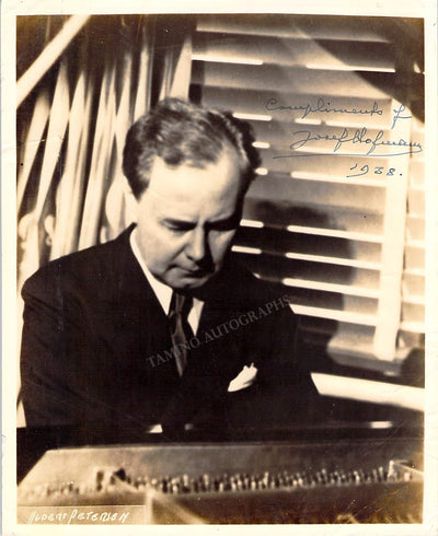 Hofmann, Josef - Signed Photo 1938
